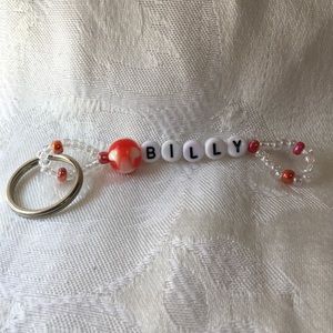 Billy personalized keychain-NEW-hand made